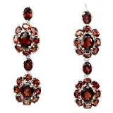 Natural Mozambique Garnet Earrings