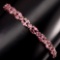 Natural  Top Rich Pink Tourmaline Bracelet