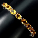 Natural Top Rich Yellow Citrine 93.15 ct Bracelet