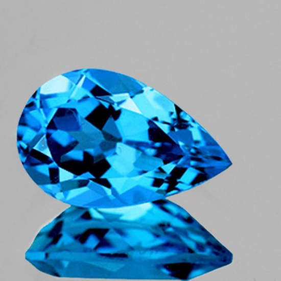 NATURAL AAA SWISS BLUE TOPAZ 16.5 9.5 MM - FL