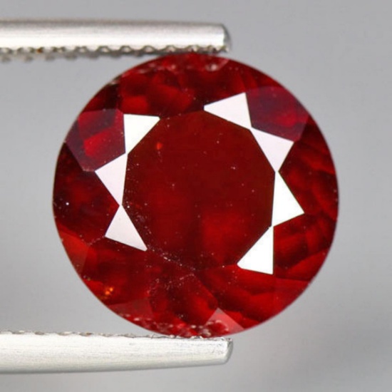 Orange Red Hessonite Garnet 2.60 Ct