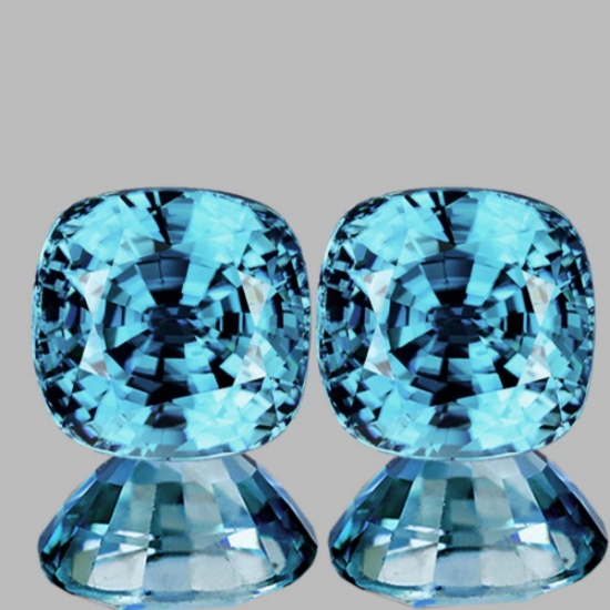 Natural AAA Seaform Blue Zircon {Flawless-VVS1}