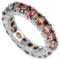 NATURAL AAA DARK ORANGE RED GARNET Ring