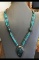Tibet Hand Made Natural Turquoise & Coral Necklace