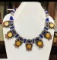 Tibet Natural Stone Tribal Queen Royal Necklace