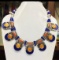 Tibet Natural Stone Tribal Queen Royal Necklace