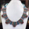 Tibet Hand Made Natural Turquoise & Coral Necklace