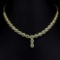 Natural Stunning Columbian Emerald Necklace