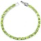 NATURAL APPLE GREEN PERIDOT Bracelet