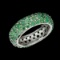 Natural Columbian Emerald Ring