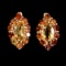 Natural Top Rich Yellow Citrine Earring