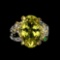 Natural Handmade 17x10mm Lemon Quartz Emerald