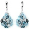 Natural London & Sky Topaz Earrings
