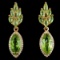 NATURAL AAA GREEN PERIDOT Earrings