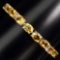 Natural Top Rich Yellow Citrine 94.85 Ct Bracelet