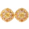 NATURAL AAA ORANGISH YELLOW CITRINE Earrings