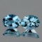 Natural AAA Santa Maria Blue Aquamarine Pair - FL