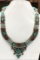 Tibet Hand Made Natural Turquoise & Coral Necklace