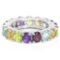 Natural Multi Gemstone Ring