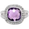 BEAUTIFUL NATURAL 4.8 CT AMETHYST RING
