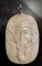 Hand Carved Antler  Lord of Wisdom Pendant