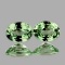 NATURAL GREEN SAPPHIRE PAIR  [FLAWLESS-VVS1]
