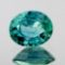NATURAL GREEN MADAGASCAR SAPPHIRE 6x5 MM