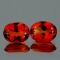 Natural AAA Madeira Orange Citrine Pair 7x5 MM - FL