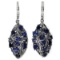 Natural Intense BLUE SAPPHIRE Earrings