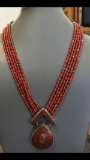 Tibet Natural Stone Tribal Queen Royal Necklace