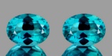 Natural Apatite Paraiba Blue Pair 7 x 5 mm - VVS