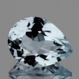 Natural Sky Blue Aquamarine 11x8 MM - VVS