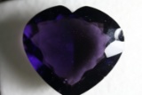 Purple Amethyst Heart 300 Carats