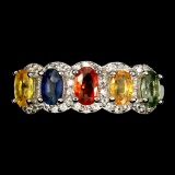 Natural Fancy Color Sapphire Ring