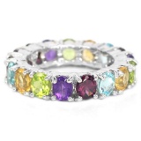 Natural Multi Gemstone Ring