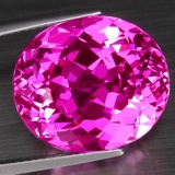 Natural hot Pink Topaz 23.25 carats - VVS