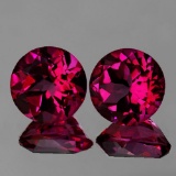 NATURAL DARK PINK MYSTIC TOPAZ Pair [IF-VVS]