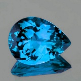 Natural Magnificent Swiss Blue Topaz 21x15 MM - FL