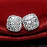 Stunning Diamond 4.25 Cts Earrings