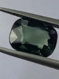 Natural Unreated Olive Green Sapphire 5.00 Cts - VVS