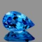 NATURAL INTENSE SWISS BLUE TOPAZ 15x9 MM