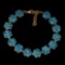 Natural Rare Brazil Neon Blue Apatite Bracelet