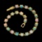 Natural Unheated Round White Opal 63.74 Ct Bracelet