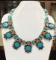 Tibet Hand Made Turquoise & Coral Necklace