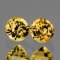 NATURAL ORANGISH YELLOW SAPPHIRE PAIR - FLAWLESS