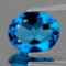 NATURAL BRILLIANT SWISS BLUE TOPAZ [FLAWLESS]