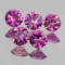 Natural Magenta Purple Sapphire 5 Pcs - VVS