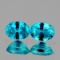 Natural Top Seafoam Blue Zircon Pair Flawless