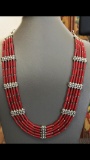 Tibet Natural Stone Tribal Queen Royal Necklace