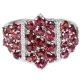 NATURAL PURPLISH PINK RHODOLITE GARNET Ring